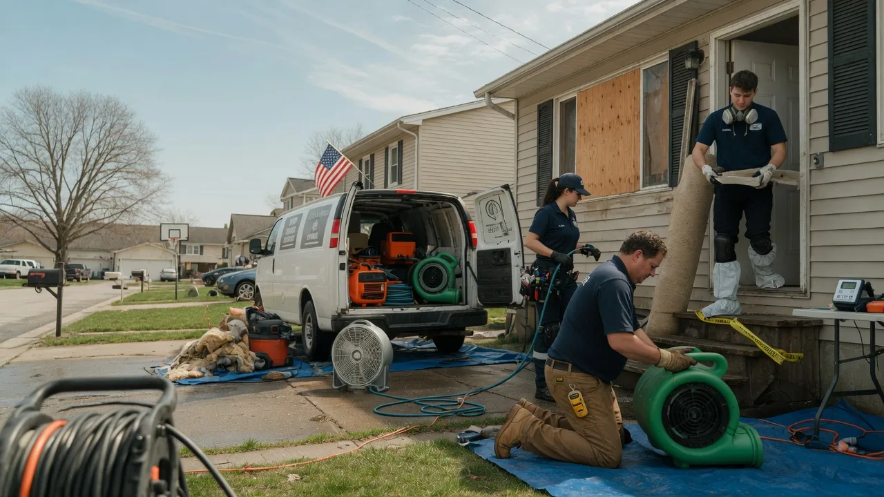 Water Damage Restoration in Hudson, IA near me